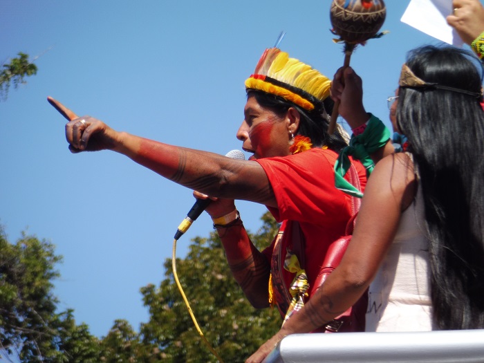 Marcha das Indígenas, Brasilia 13. August 2019. Fotos: Werner Würtele